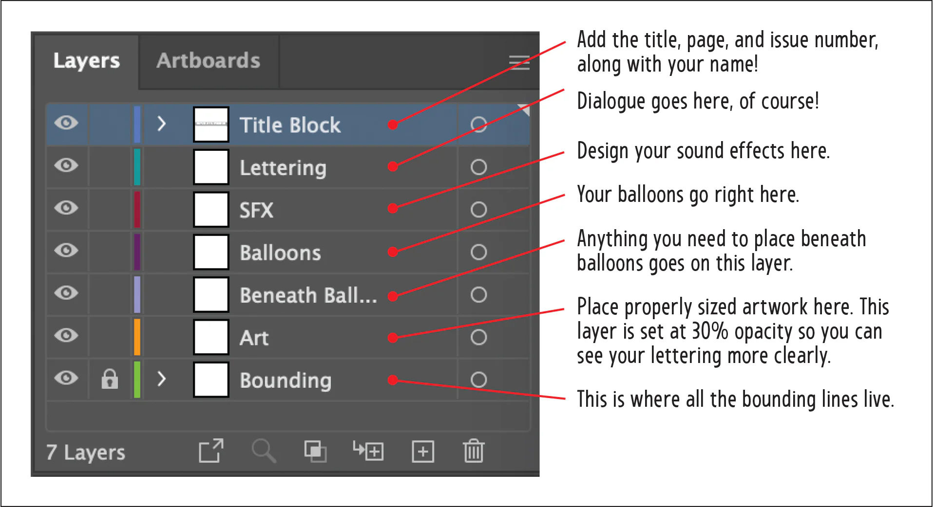 Comic Book Lettering Templates V.2 - Image 4